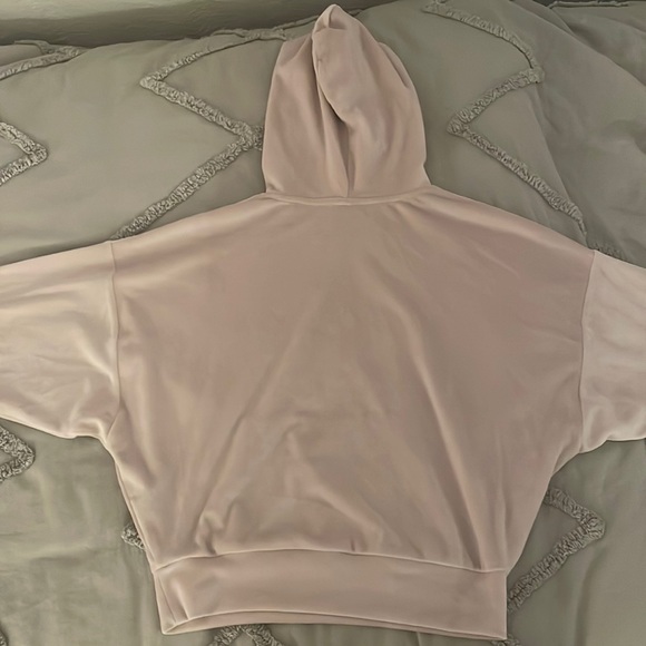 American Eagle Blush Pink Velvet hoodie - Picture 3 of 3